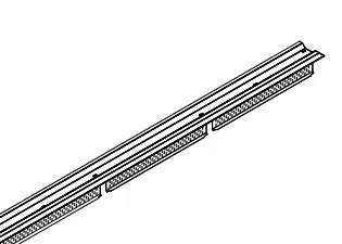 End cap for green roof for RIB-ROOF Evolution