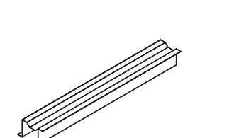 RIB-ROOF Evolution uchun osma profil (shu jumladan tom qirrasi uchun)